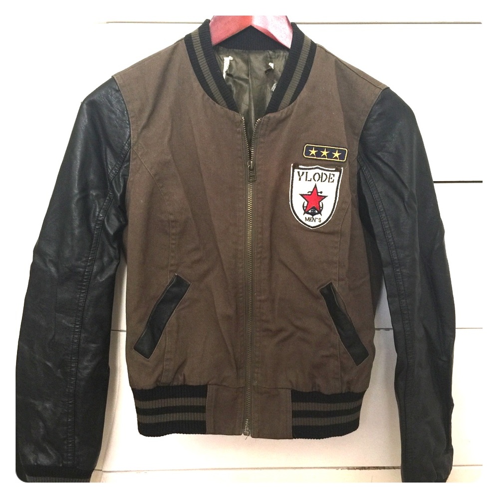 Leather Bomber Jacket!